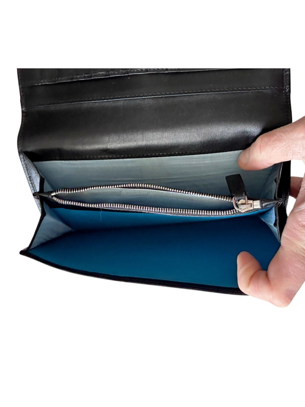 BULGARIA BVLGARI Black Leather Continental Wallet - Picture 9 of 11
